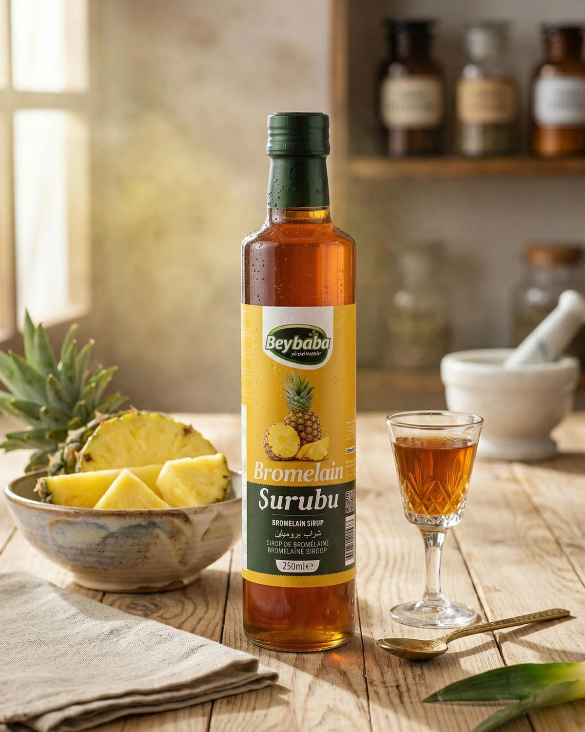 Beybaba Bromelain Şurubu 250 ml