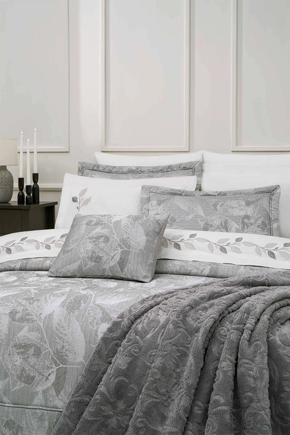 Özdilek Leaf Scape Çift Kişilik Çeyiz Seti 17 Parça