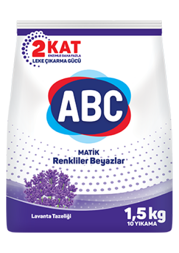 ABC Matik Renkliler & Beyazlar 1,5 Kg Lavanta Tazeliği