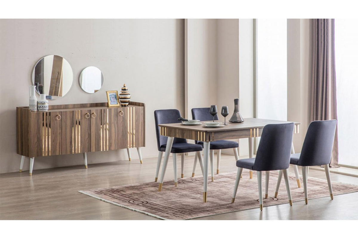 LOTUS CEVİZ · YEMEK ODASI TAKIMI