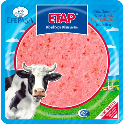Efepaşa Etap Biberli Sığır Dilim Salam 200gr