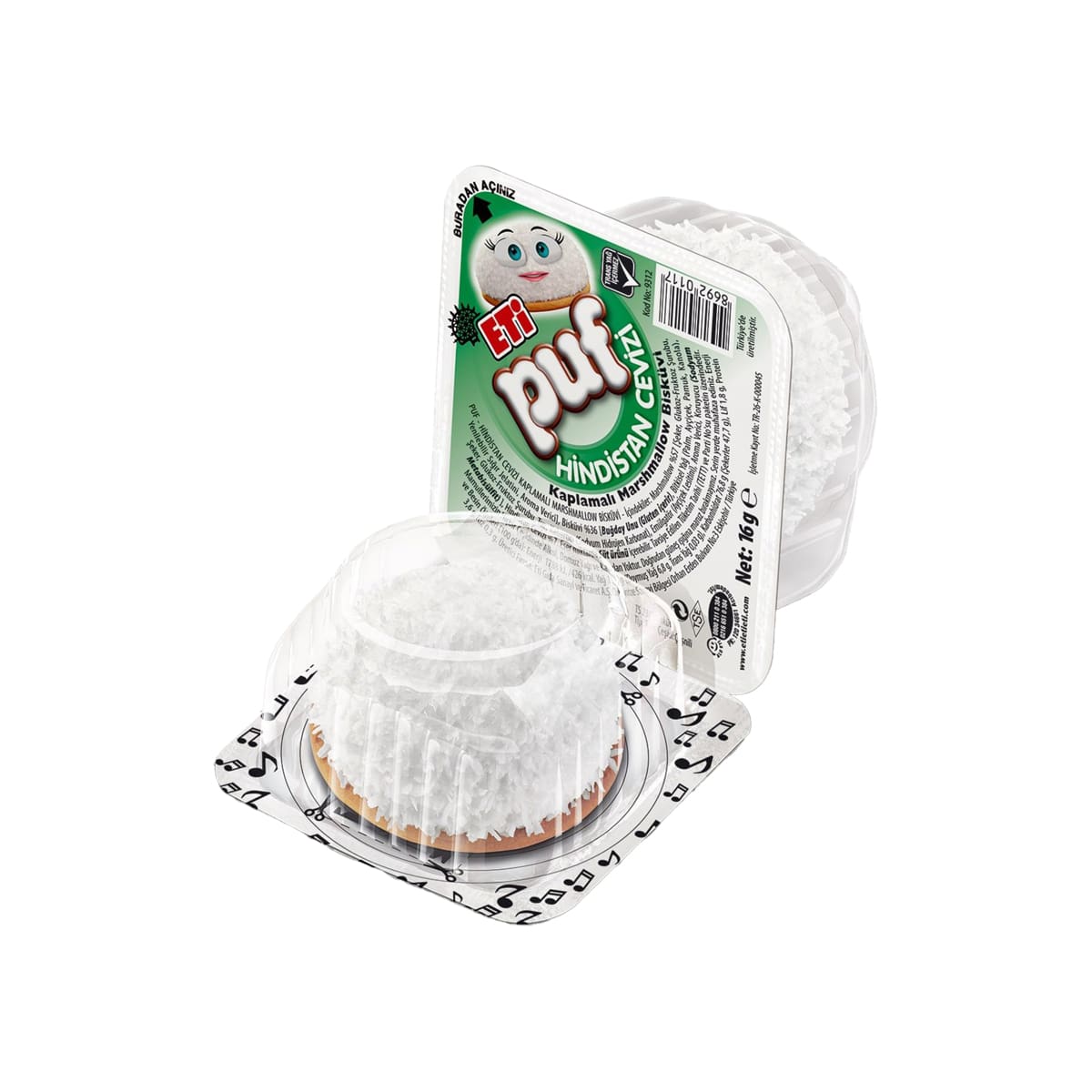 Eti Puf Hindistan Cevizi 18gr