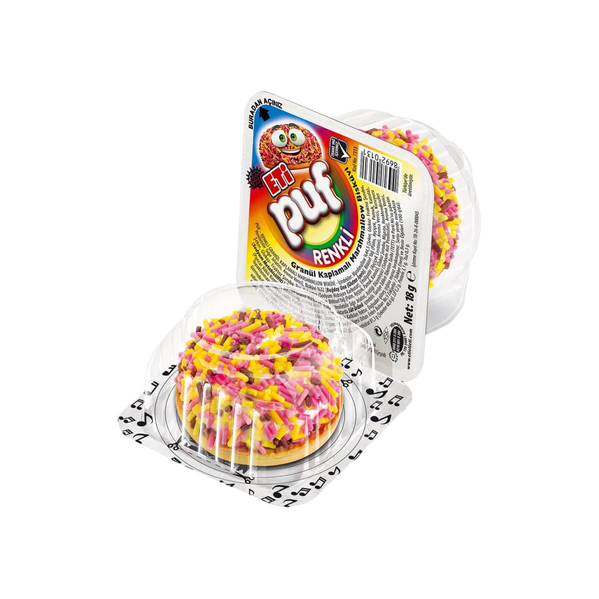 Eti Puf Renkli 18gr