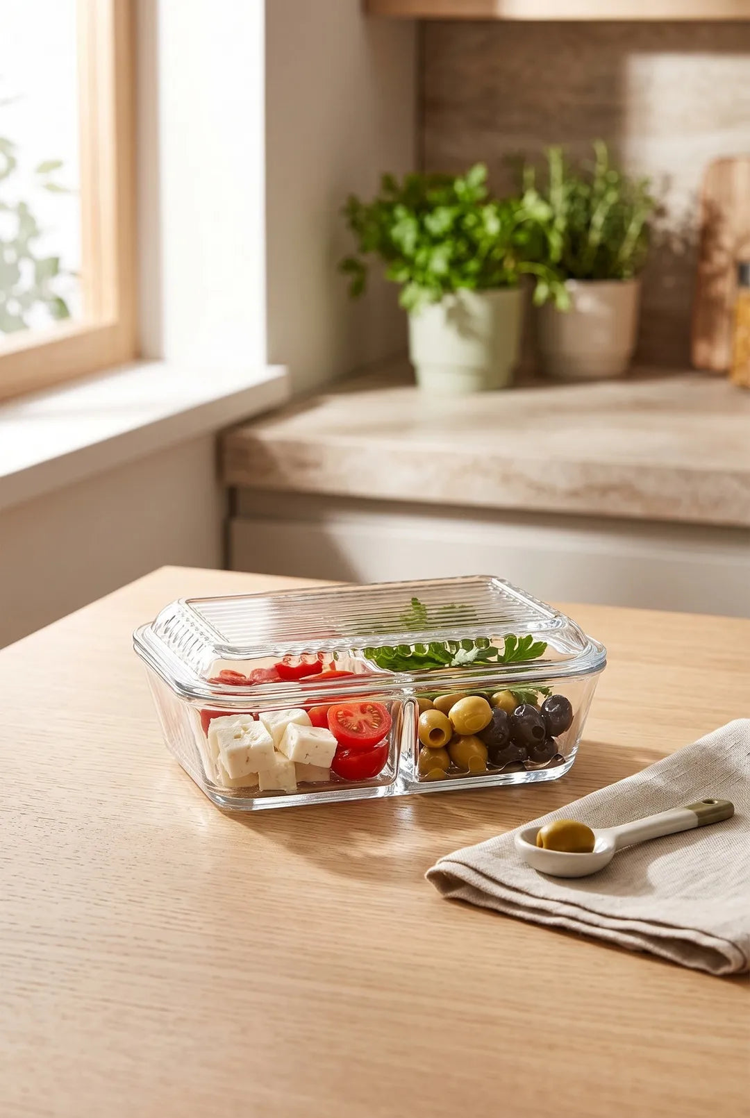 PASABAHCE Frigo Studio Bölmeli Tereyağlık