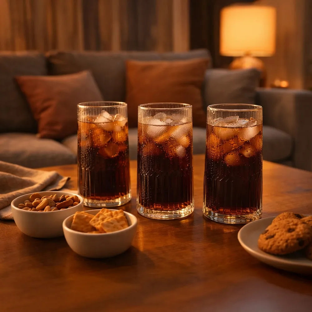 Paşabahçe Dunes 3'lü Meşrubat ve Su Bardağı Seti - Şeffaf - 410 ml