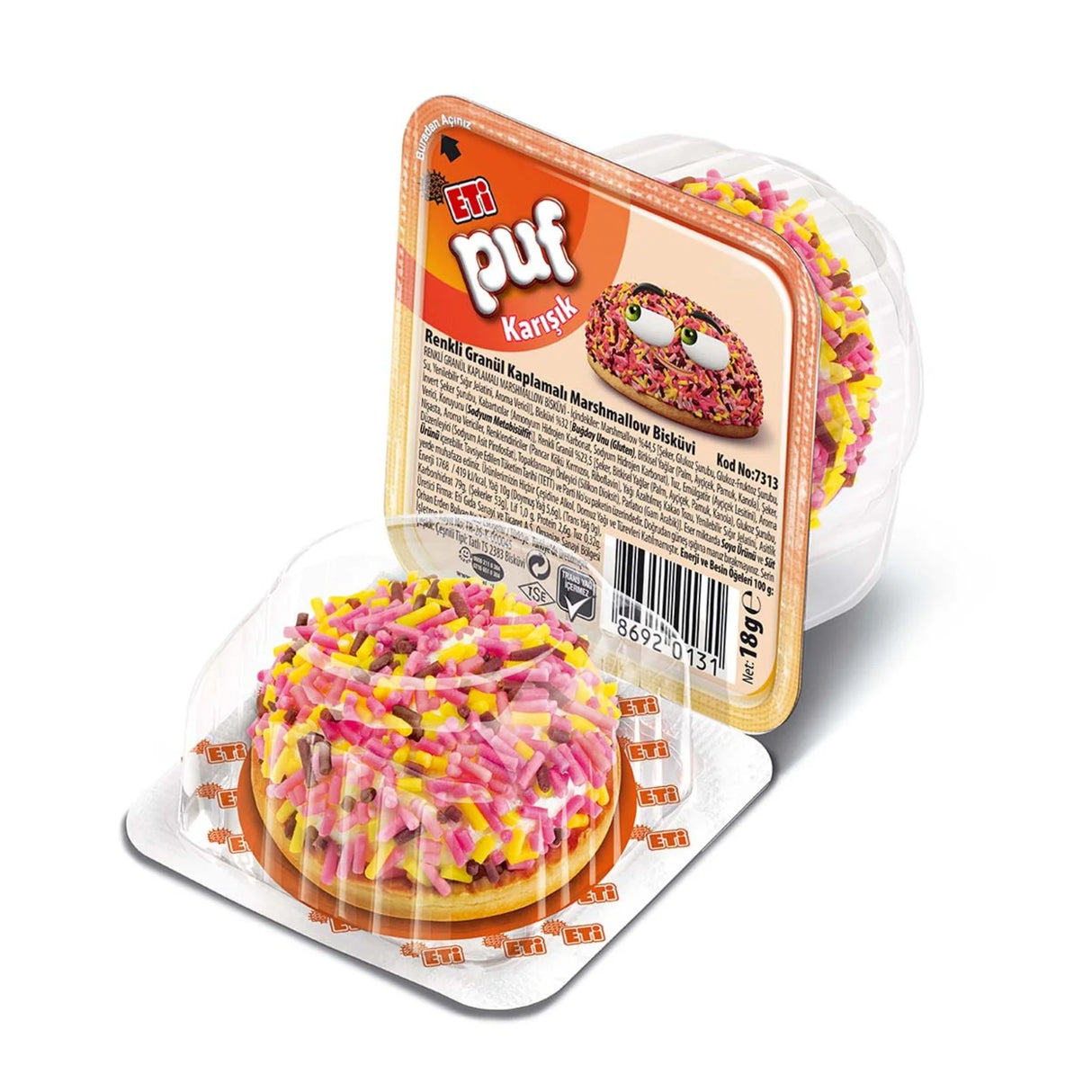 Eti Puf Tekli 18 Gr - Karışık Renkli