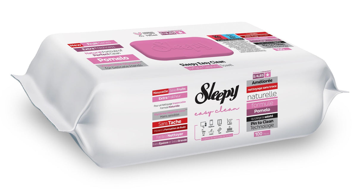 SLEEPY Yüzey Temizleme Havlusu - 100 Adet Pomelo