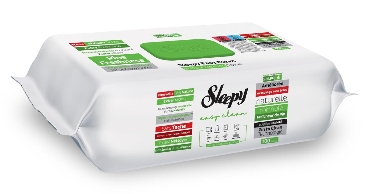 SLEEPY Yüzey Temizleme Havlusu - 100 Adet Çam