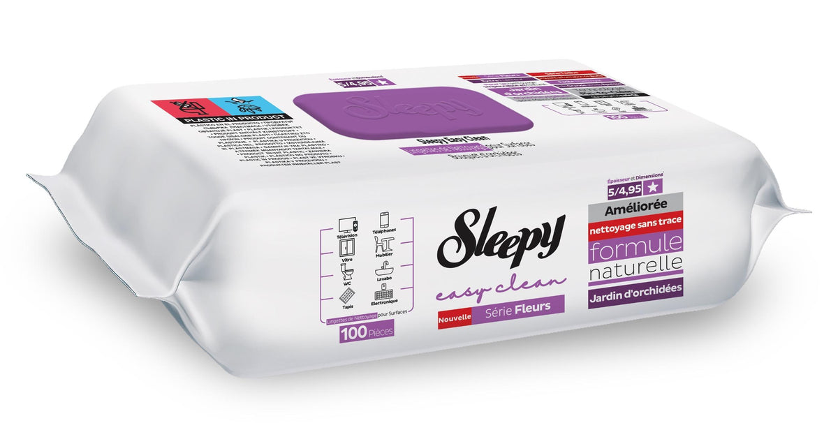 SLEEPY Yüzey Temizleme Havlusu - 100 Adet Orkide