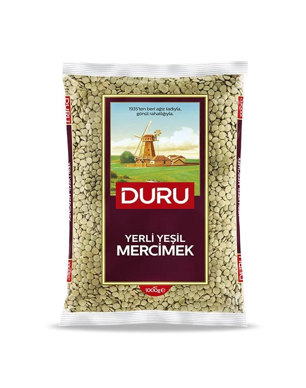 Duru Yerli Yeşil Mercimek 1000g