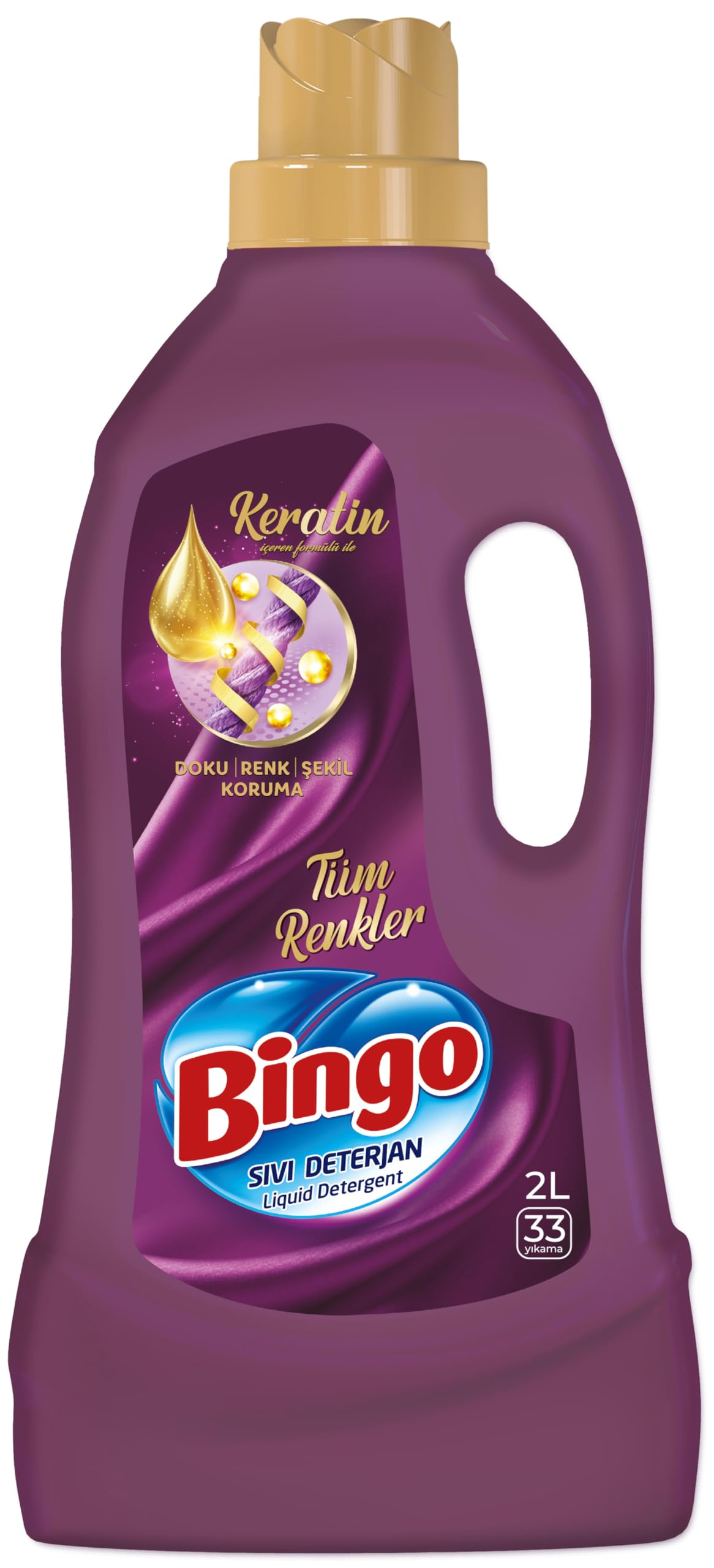 Bingo Sıvı Çamaşır Deterjanı Onaran Bakım 2 Lt