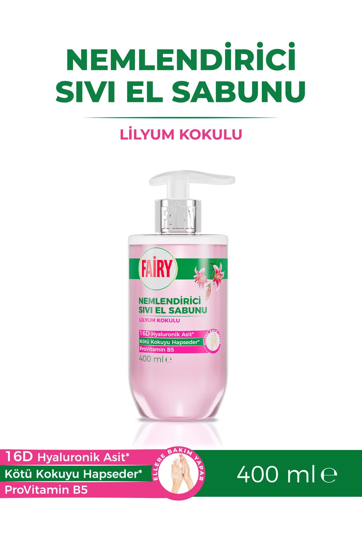 Fairy Nemlendirici Sivi Lilyum Sabun 400 ml