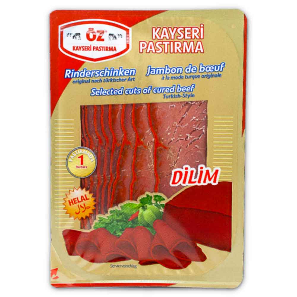 Öz Kayseri Dilim Pastırma 100gr