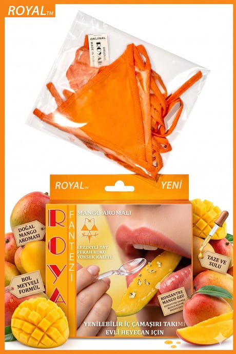 Yenilebilir Ananas Aromalı İç Çamaşırı Takımı