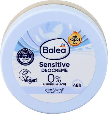 Hassas ciltler için deodorant krem, 50 ml