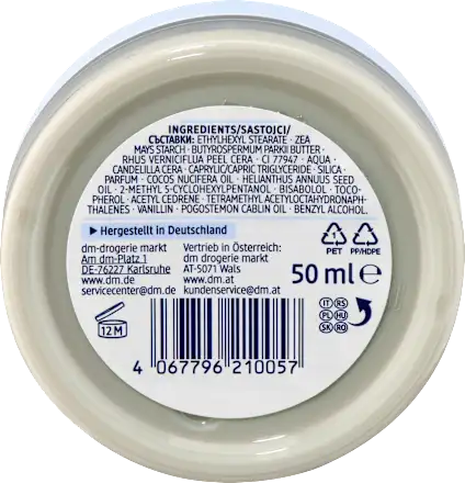 Hassas ciltler için deodorant krem, 50 ml