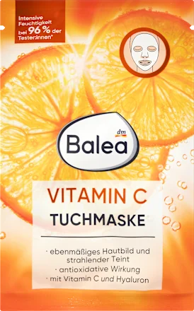 C vitamini içeren kağıt maske, 1 adet