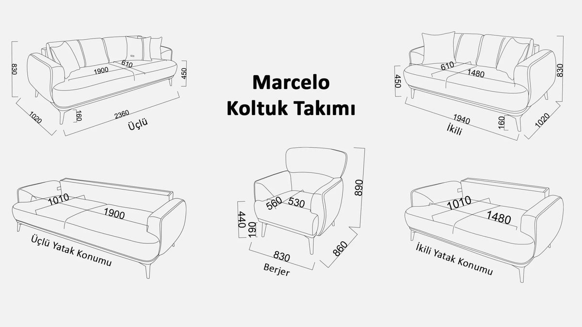 Bellona Marcelo Koltuk Takımı