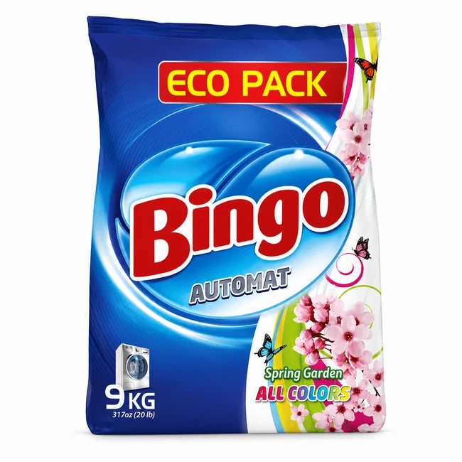 Bingo Toz Deterjan Spring Garden 9 KG – Renkli