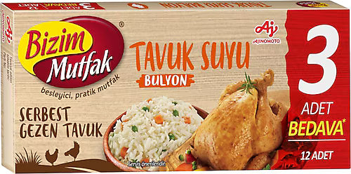 Bizim Mutfak Serbest Gezen Tavuk Bulyon 12 x 10G