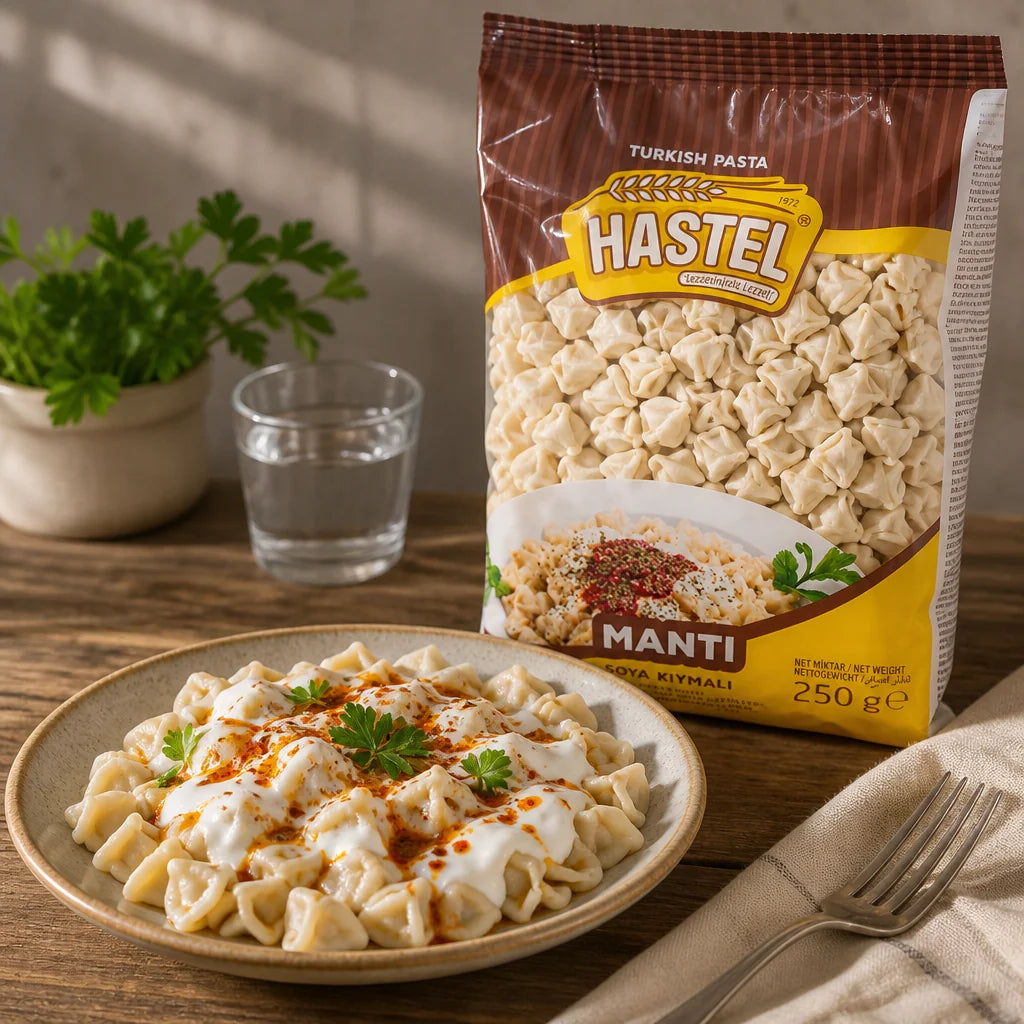 Hastel Soya Kıymalı Mantı 250 Gr