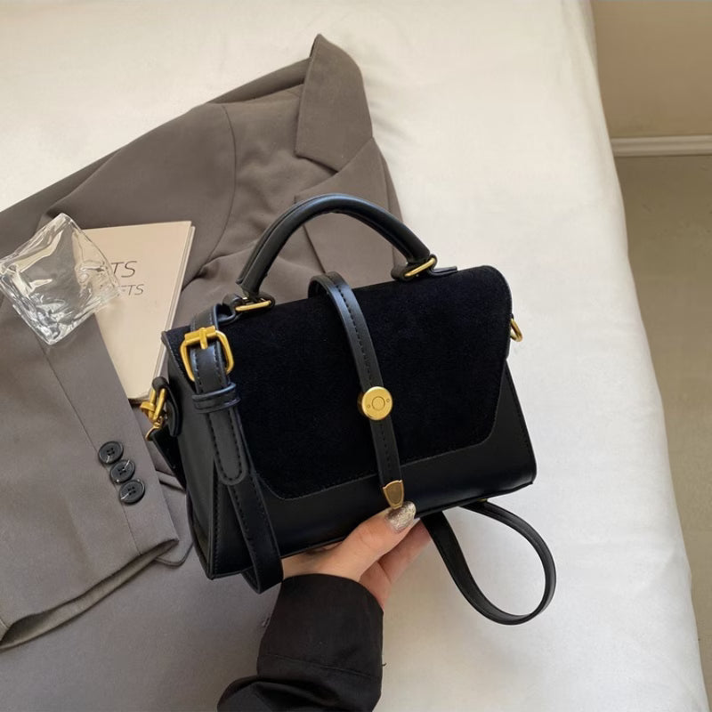 Vintage Küçük Tote Çanta Ayarlanabilir Askılı Omuz Çantası