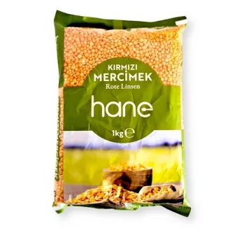 Hane Kırmızı Mercimek 1 Kg