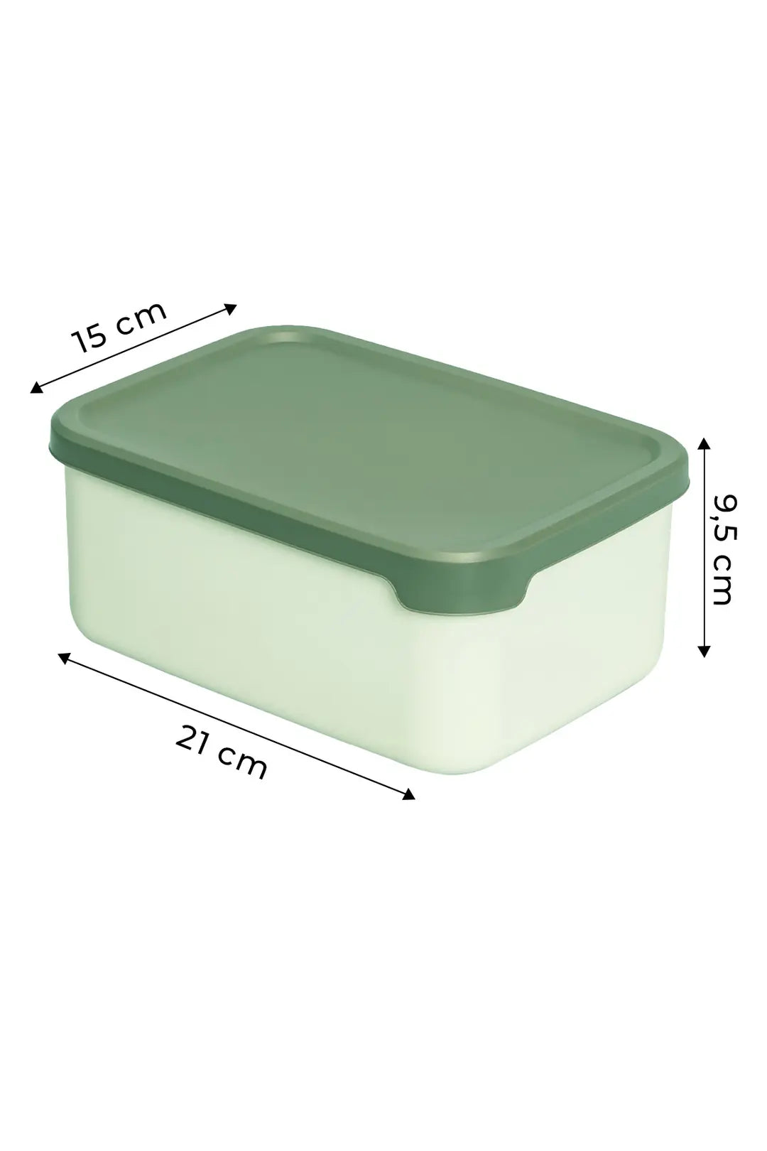 Kitchen Life 12’li Dikdörtgen Saklama Kabı Seti (0,43ml-0,83ml-1.6L-2.6L) Mikrodalga ve Dondurucu Uyumlu