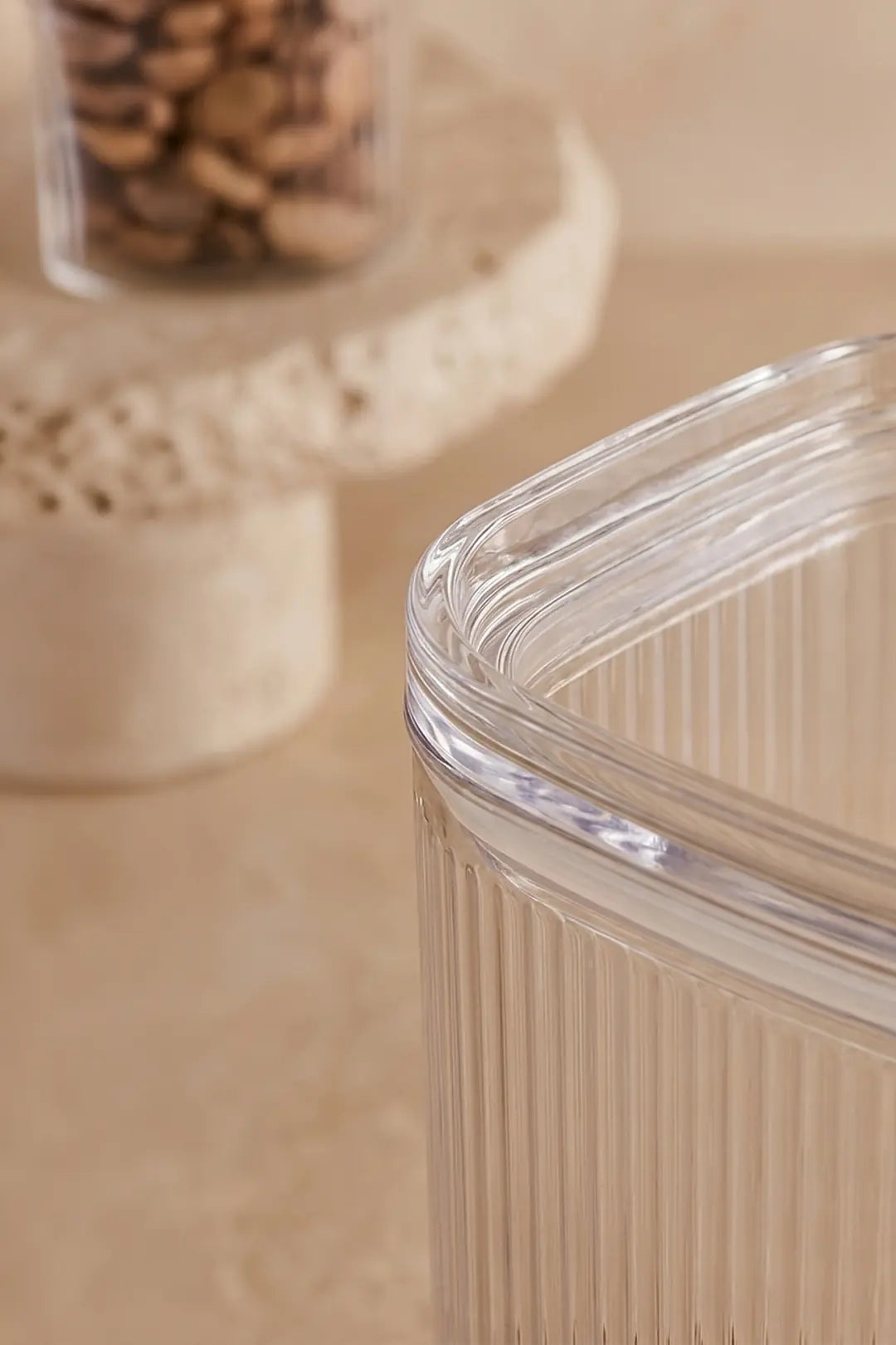 Kitchen Life 6'lı Mega Boy Etiketli Vakumlu Dikdörtgen Kavanoz Seti 2,7 Litre