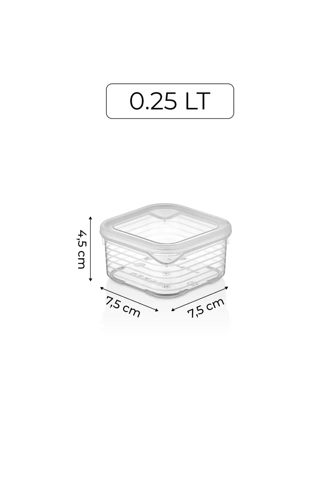 Kitchen Life 20'li Mikrodalga Buzdolabı Saklama Kabı - Buzdolabı Organizeri 2300mlx2-1600mlx2-1200mlx4-250mlx12