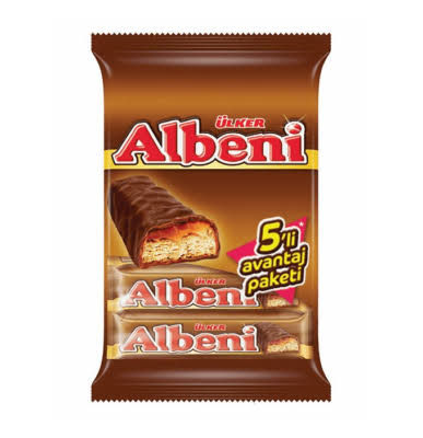 Ülker Albeni 5'lı Çikolatalı Bar 5x40gr