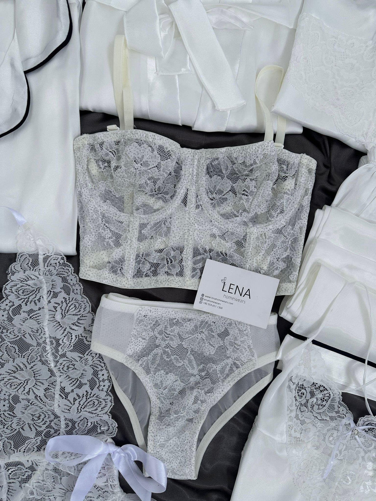 Premium Ecru Bridal Set