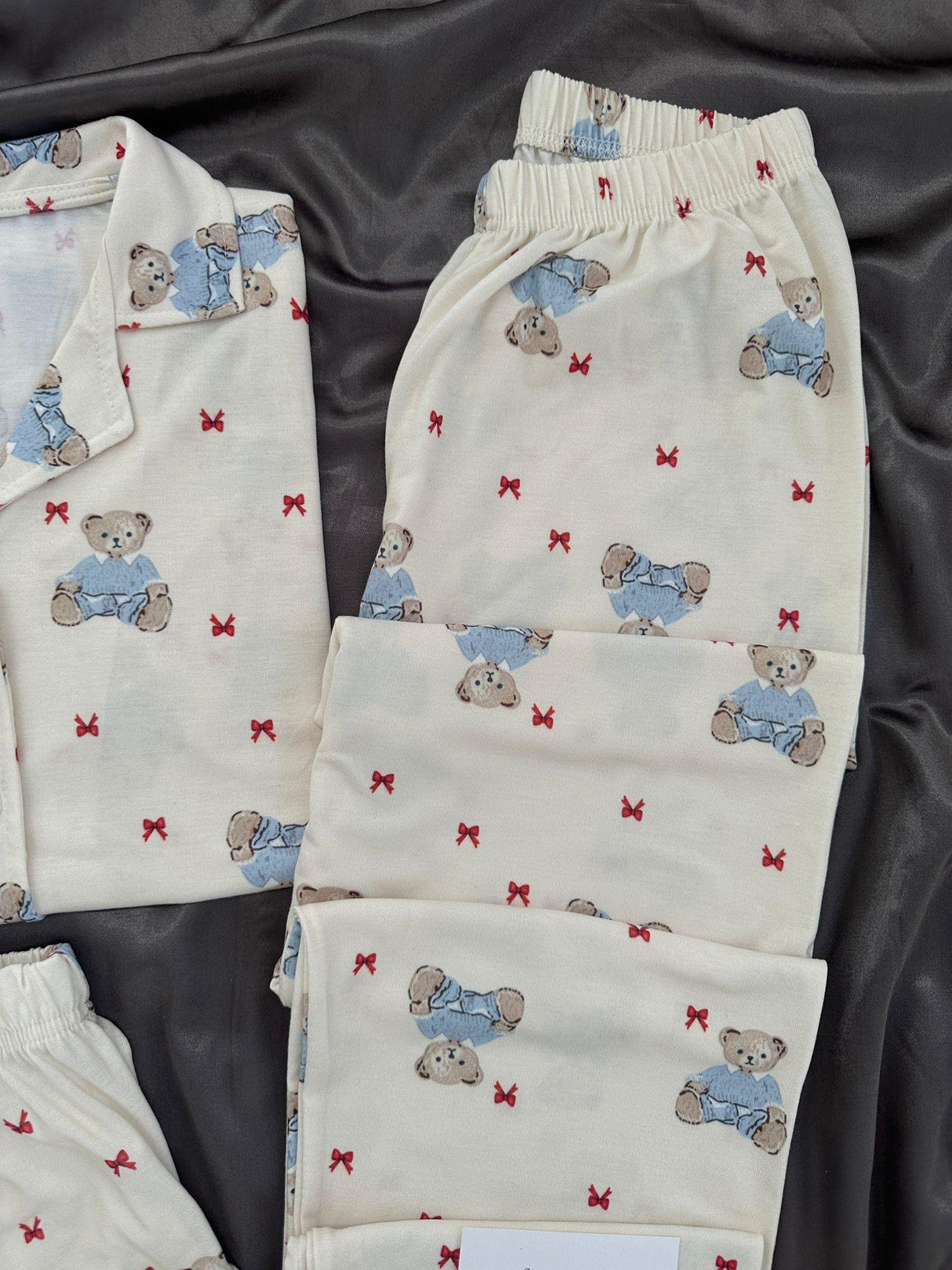 Tatlı Bear 3'lü Kısa Kollu Pijama Takımı