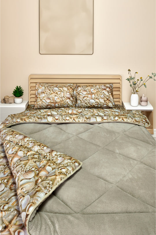 Uysal Home Welsoft Uyku Seti %100 Pamuklu 5 Boyutlu Bej Battal Boy