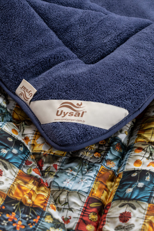 Uysal Home Welsoft Uyku Seti %100 Pamuklu 5 Boyutlu Lacivert Çift Kişilik