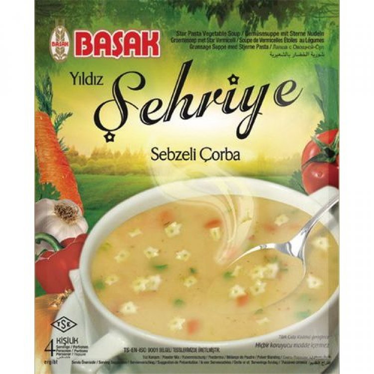 Başak Yıldız Şehriye Sebzeli Ç. 70gr