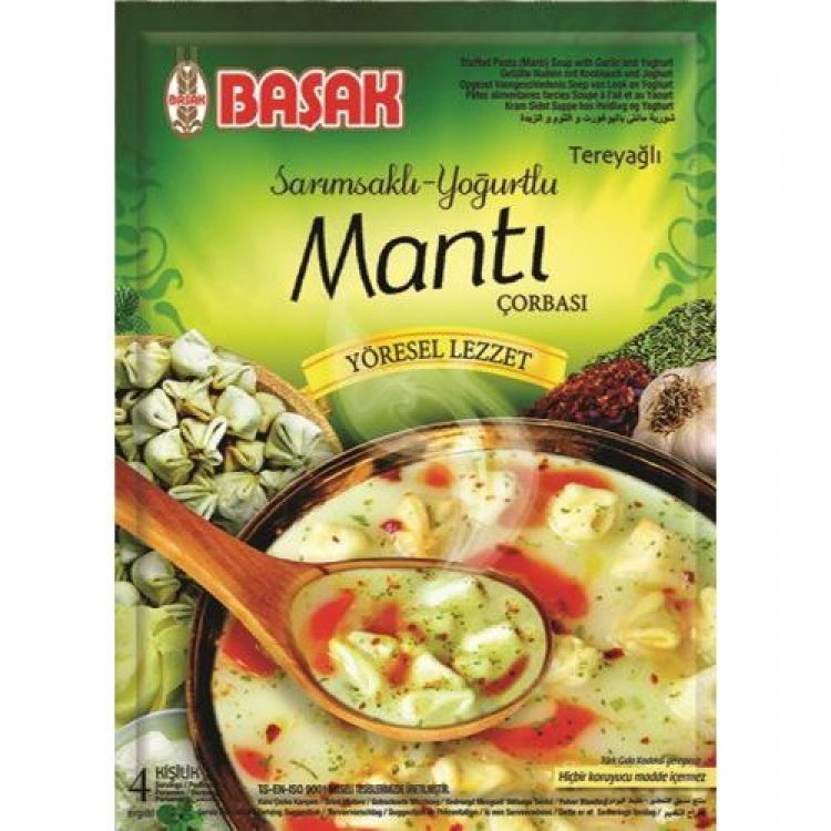Başak Yöresel Çorba Manti Sarımsaklı ve Yoğurtlu 100gr