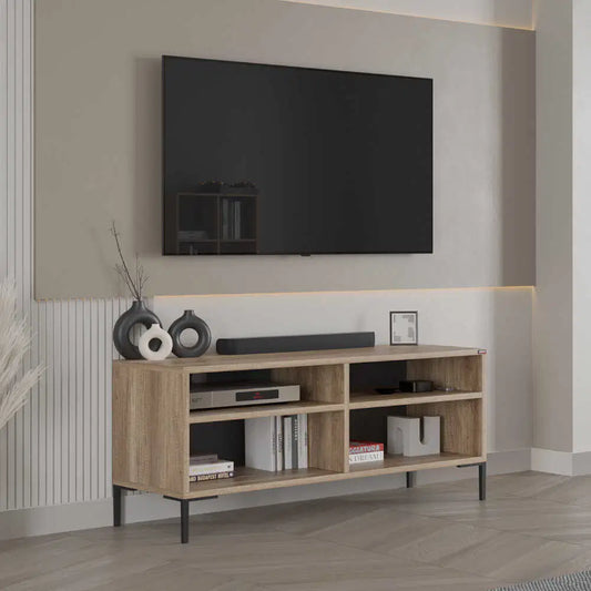 ADORE Roma Modüler Tv Ünitesi - Açık Ceviz (Tori) 120x53x48 cm