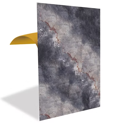 FLYBAT Kırmızı Çizgi Mermer Desenli Panel Pvc