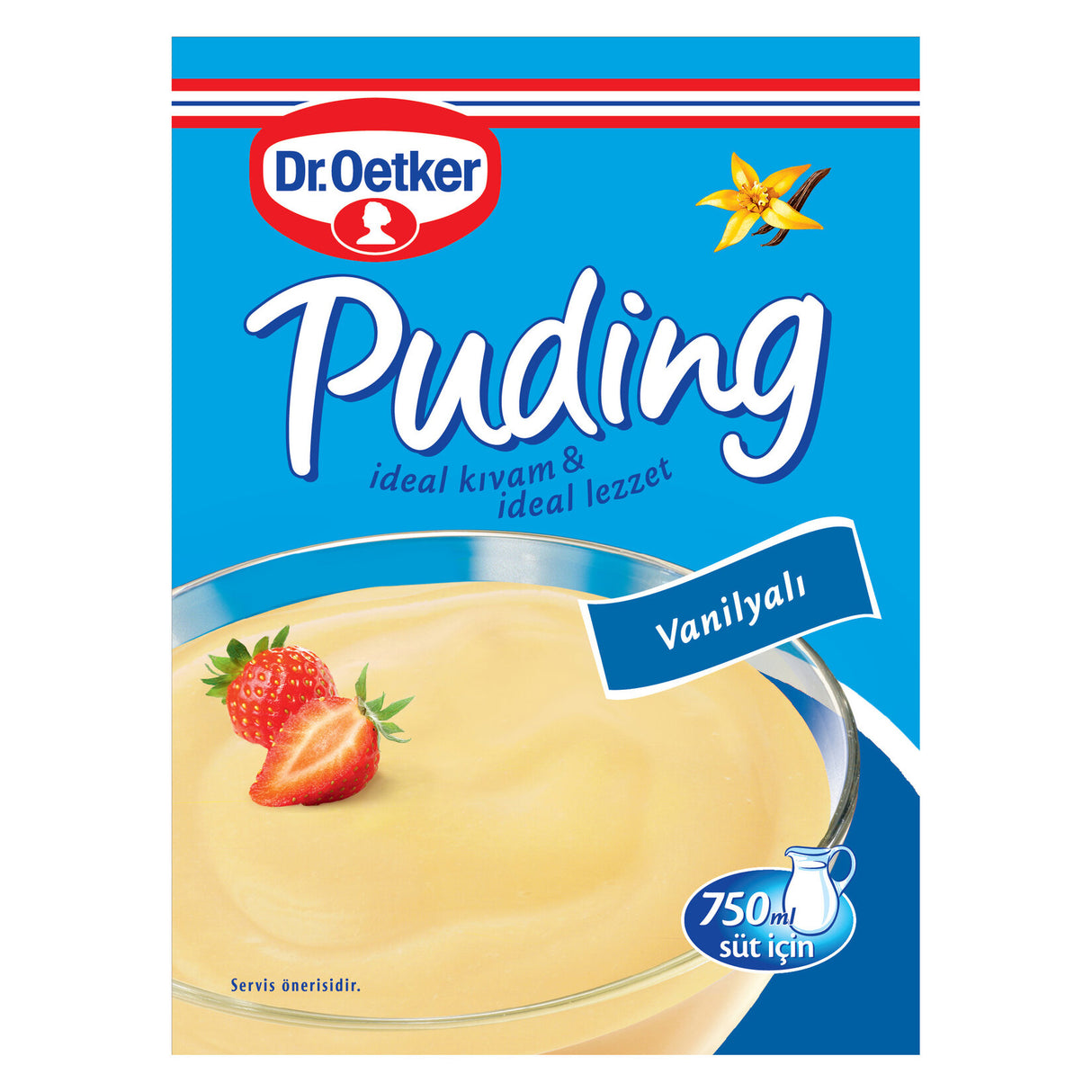 Dr. Oetker Çilekli Puding Toz Karışımı 120 G