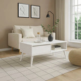 ADORE Step Dikdörtgen Orta Sehpa - Açık Ceviz (Tori) 110x42x65 cm
