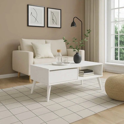 ADORE Step Dikdörtgen Orta Sehpa - Açık Ceviz (Tori) 110x42x65 cm