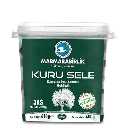 Marmarabirlik Kuru Sele Zeytin Pet 3 XS - 400 Gr