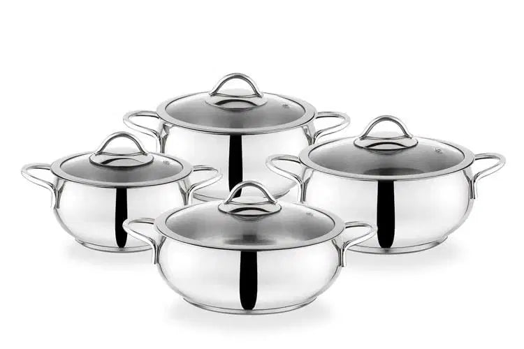 SCHAFER Cookhaus Inox Çelik Tencere Seti - 8 Parça