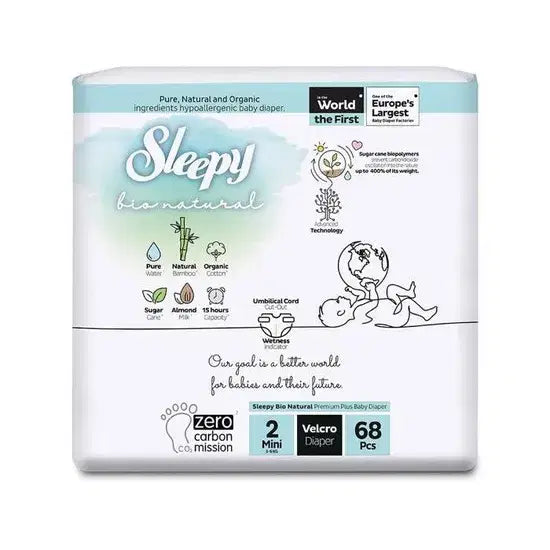 SLEEPY BIO Natural Bebek Bezi T2 - 68