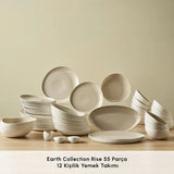 Karaca Red Carpet Earth Collection Rise 55 Parça 12 Kişilik Yemek Takımı