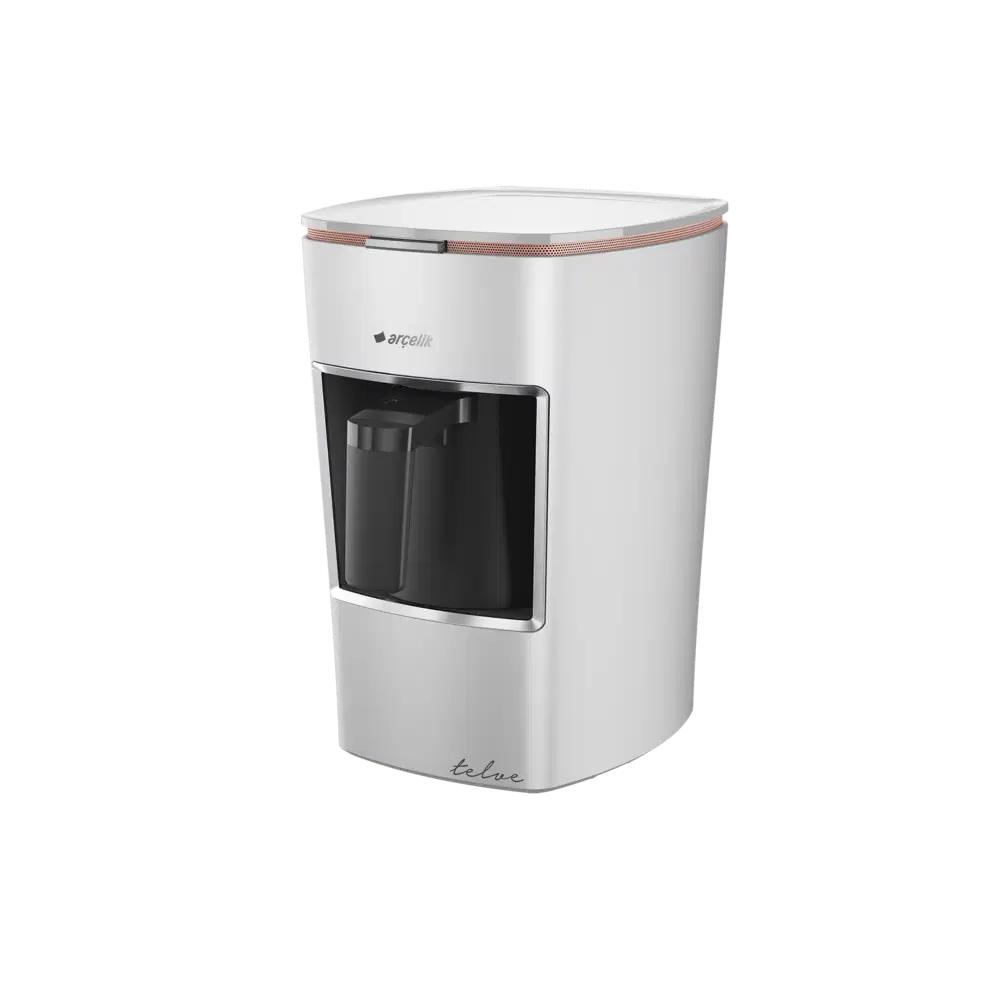 ARÇELİK K 3300 Mini Telve Beyaz Türk Kahve Makinesi