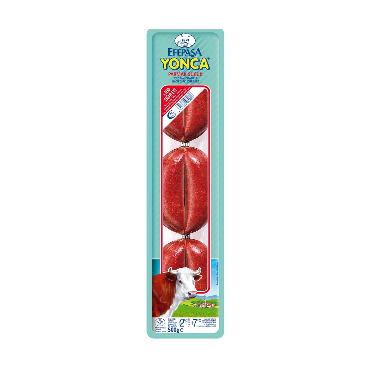 EFEPAŞA Yonca Parmak Sucuk Acılı - 500 gr