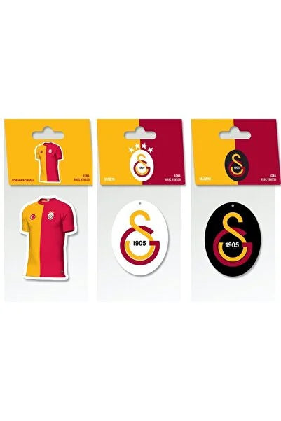 Galatasaray - Resmi Lisansli Oto Kokusu 3'lü Okyanus Bahar Ve Jasmine Kokusu