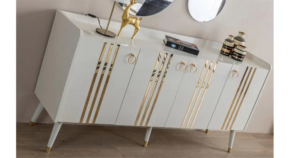 FLYMOB Lotus Beyaz Yemek Odası